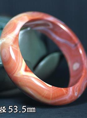 北票战国红满丝彩瓷老料手镯礼品