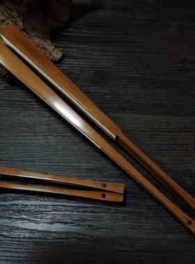特价包邮文玩宣纸折扇7-9.5寸水磨老玉竹扇骨空白扇面工艺扇子
