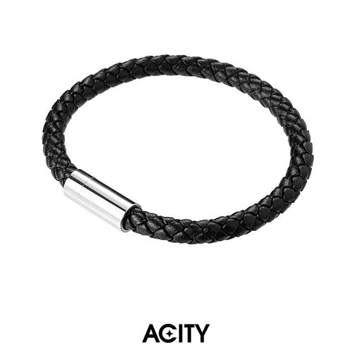 ACITY喜城真皮编织磁吸手环
