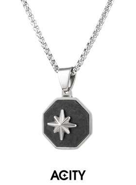 ACITY喜城八边形星芒项链不掉色