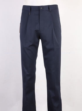 金利来羊毛西裤 夏季单褶宽松藏蓝色男士上班长裤MPD20251705-95