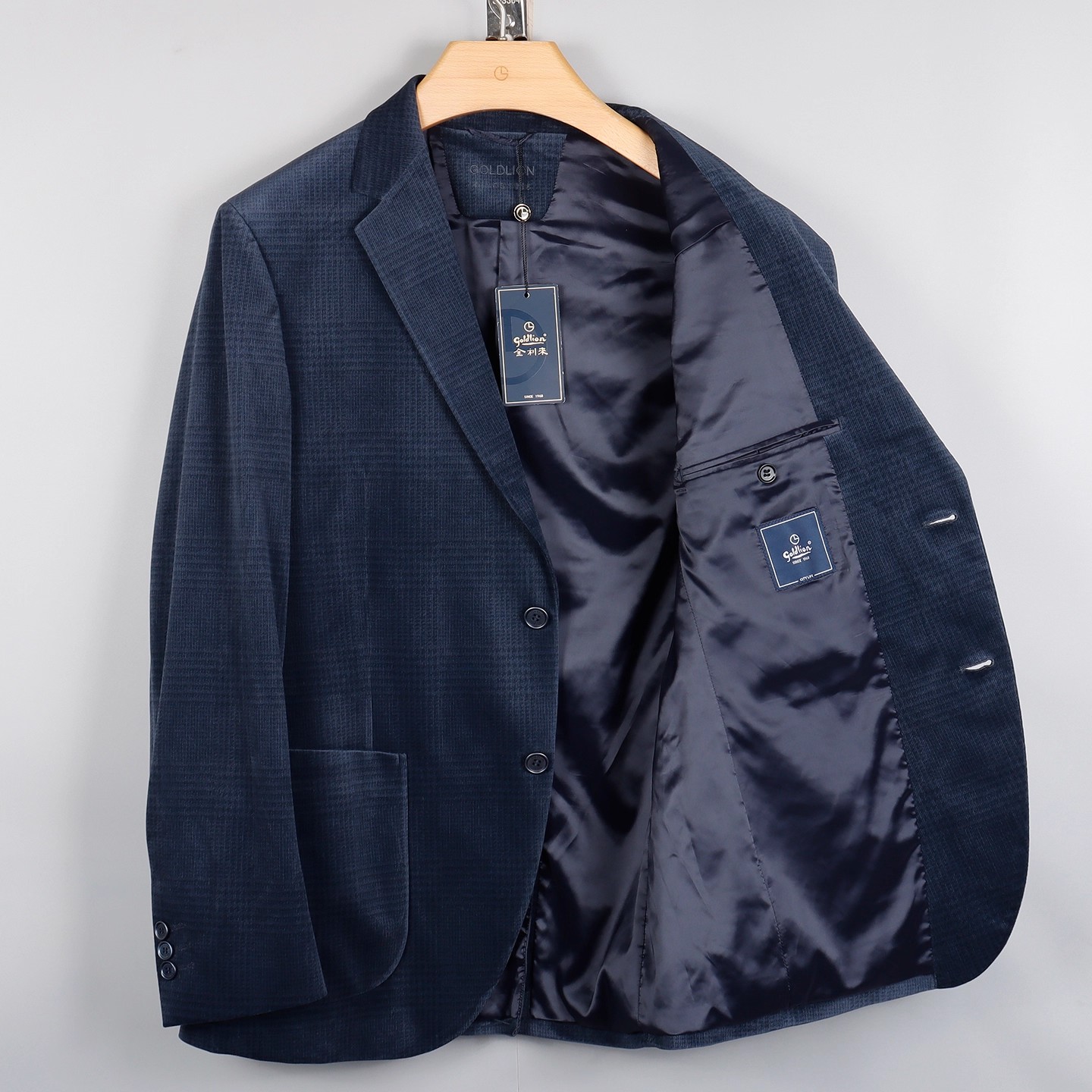 金利来男装秋冬外套 修身款时尚休闲气质单西服MZDF29016231-88