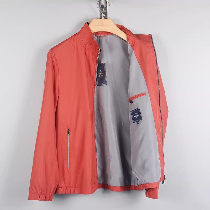 金利来男装 春季薄款三防面料立领休闲夹克外套MJS23111406-42