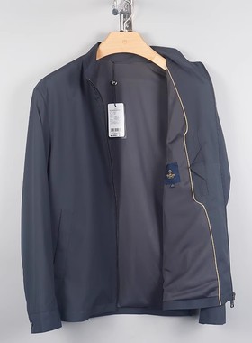 金利来男装 春季立领薄款纯色夹克2025新款外套MJSH269A0104-98