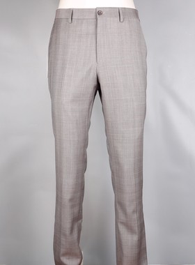金利来男装西裤 2024新款条纹气质修身纯羊毛长裤MPTG14913067-37