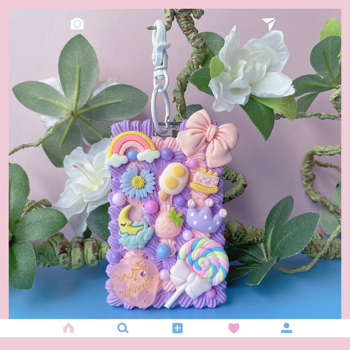 DIY 크림 접착제 카드 홀더 재료 패키지 학생 캠퍼스 버스 지하철 카드 홀더 배지 픽업 키 체인 선물