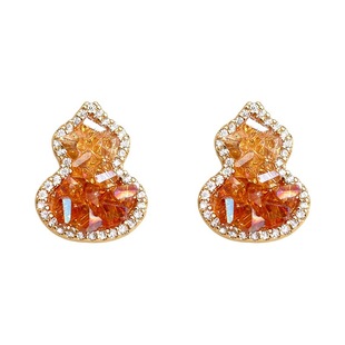 耳钉 设计师款 葫芦 3575 国潮