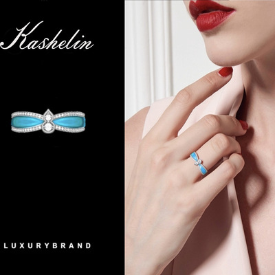 CZ 英【高定限量】设计师款葫芦戒指~8867【春节/平安/礼盒】