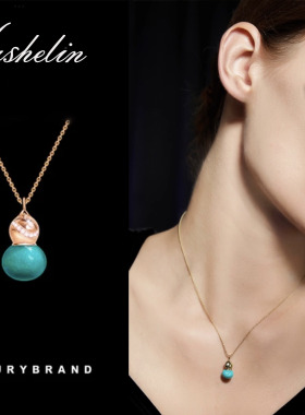 CZ 英【限量发售】KS设计师款葫芦项链~8901