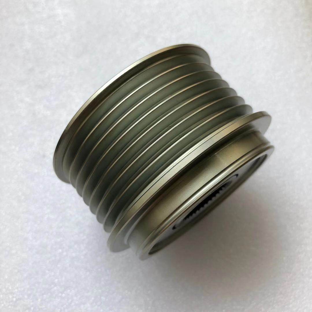 12款东风皮卡锐骐柴油ZD30D13-3N3.0御风2.5T发电机皮带轮单向轮