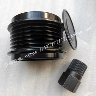 适用奥迪Q5Q3A4L2.0迈腾b8B9A3A5A6TTS3大通V80发电机单向皮带l轮