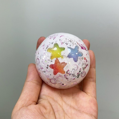 「星之物语」肌中大力砂糖星星手作球积木填充解压玩具手工球成品