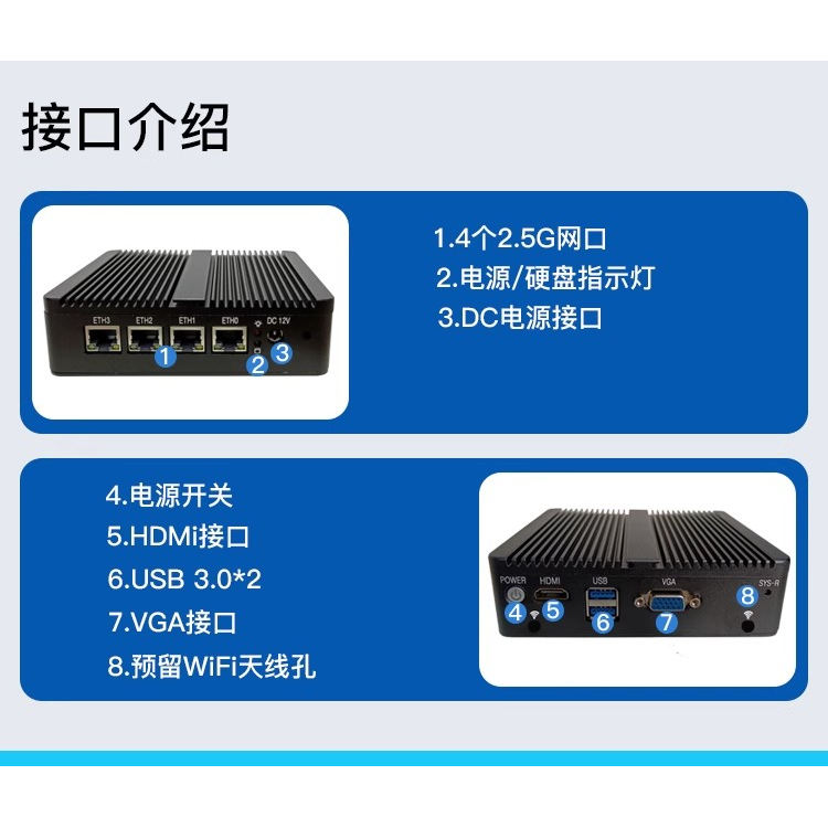 4网千兆n3050j4125j5005