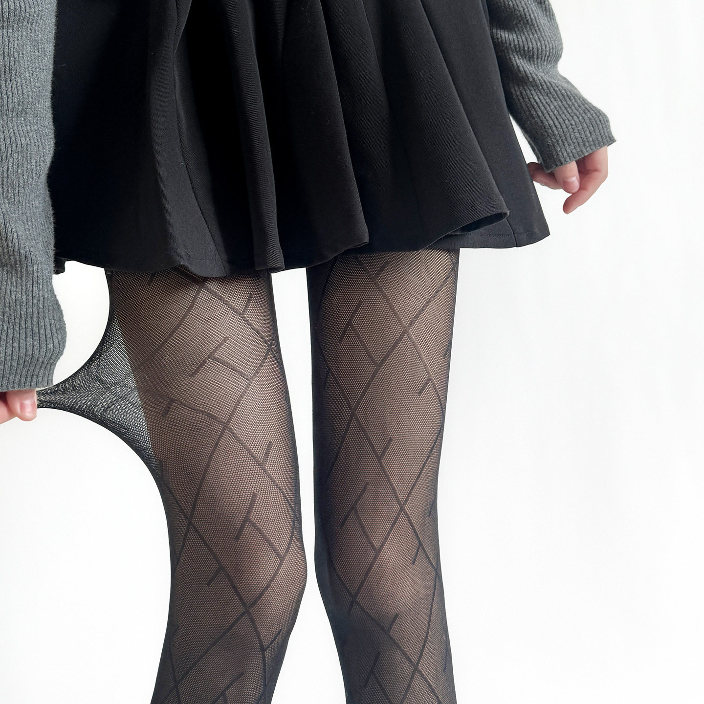 人间小暖：春夏薄款菱格线条感百搭显瘦纯欲黑丝美腿打底袜裤女,女士内衣/男士内衣/家居服,连裤袜/打底袜,淘宝优惠券,粉丝福利购,淘宝优惠卷