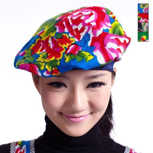 秋季女士复古包头帽