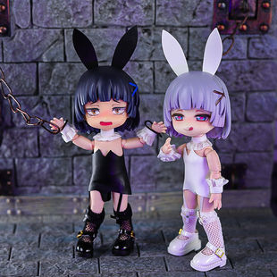 ob11娃衣 兔女郎套装12分素体可穿BJD娃娃配饰GSC molly p9娃衣