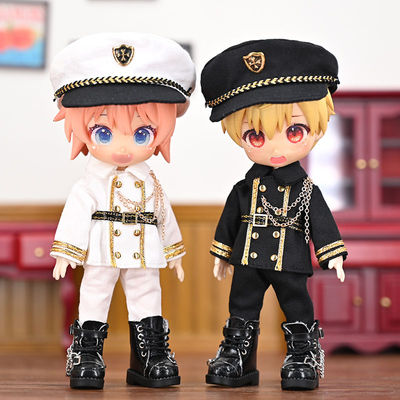 ob11娃衣 军风制服套装 12分bjd娃娃衣服 gsc素体molly UFDOLL P9
