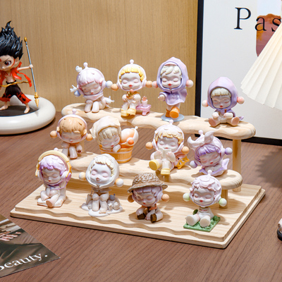 阶梯盲盒展示架收纳整理