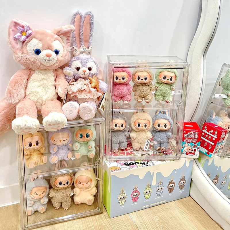 labubu展示盒拉布布收纳盒