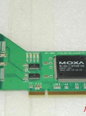 摩莎 MOXA CP-102U 2口RS232 PCI 多串口卡