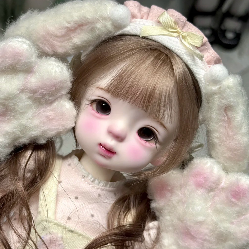 bjd娃娃bjd6分微笑soo精致可爱萌娃女孩高级关节可动玩偶公主现货