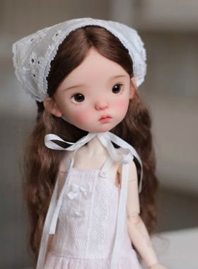 bjd娃娃bjd6分特体蓝豆豆呆萌小布sd娃娃bjd素体树脂裸娃化妆礼物