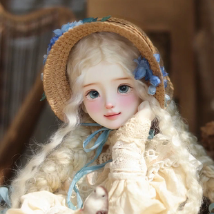 bjd娃娃bjd四分bjd正版娃娃4分女娃黛儿bjd素体bjd人偶sd娃娃礼物