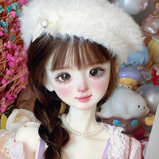 bjd娃娃bjd四分bjd正版娃娃4分女娃黛儿bjd素体bjd人偶sd娃娃礼物