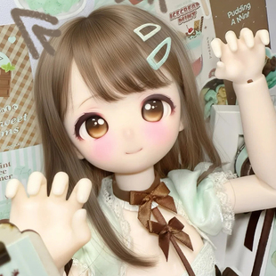 bjd娃娃bjd四分bjd正版娃娃bjd二次元熊妹bjd素体bjd人偶sd娃娃