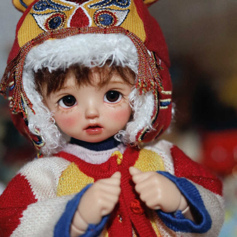 6分卡肉男女可选化妆人形裸娃