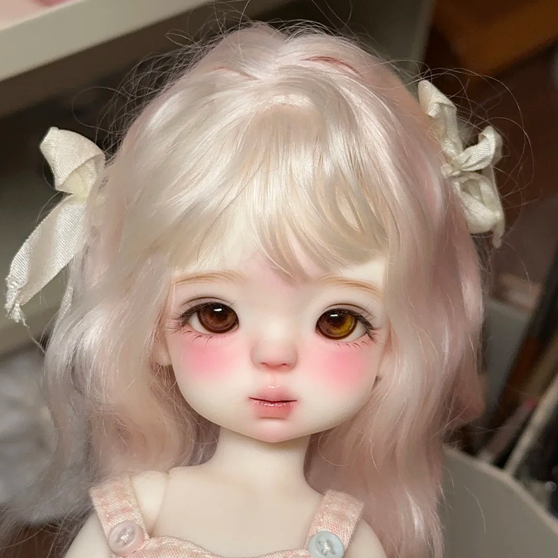 bjd娃娃bjd6分微笑soo精致可爱萌娃女孩高级关节可动玩偶公主现货