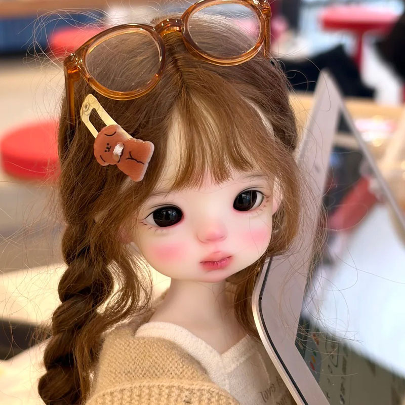 bjd娃娃bjd6分微笑soo精致可爱萌娃女孩高级关节可动玩偶公主现货