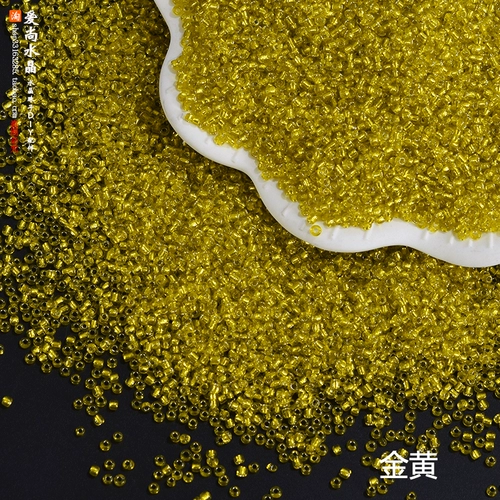 Бусины, стеклянный браслет из бисера ручной работы, китайская шпилька с кисточками, аксессуар для волос, 18 года, 2mm