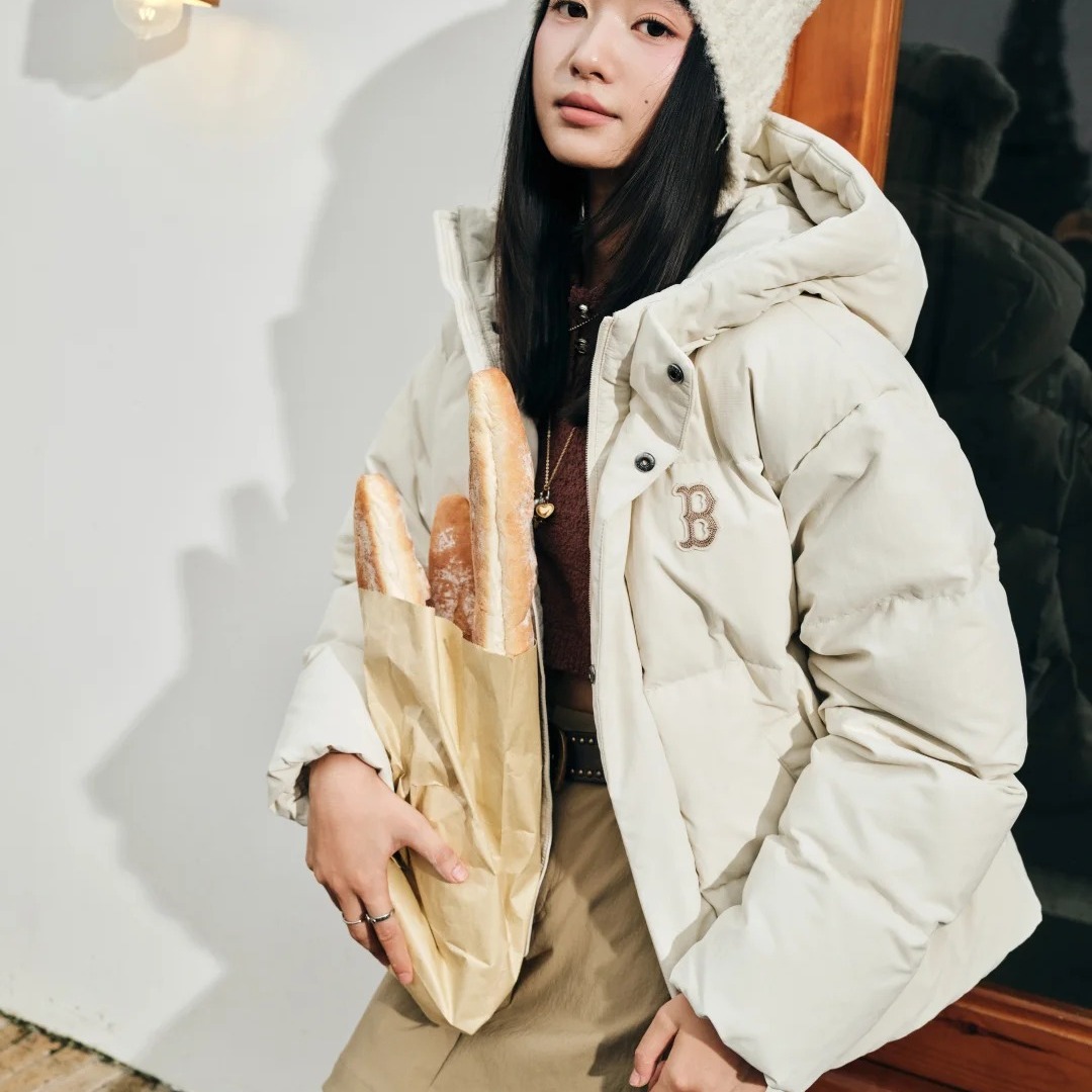 厚实保暖柔软面包服羽绒服学院风