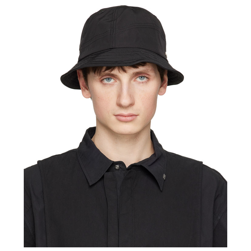 c2h4 黑色 curvilinear 渔夫帽男