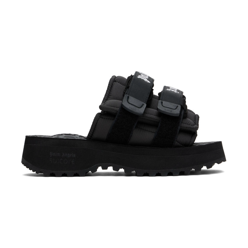 Palm Angels   黑色 Suicoke 联名 Moto-P 凉鞋男