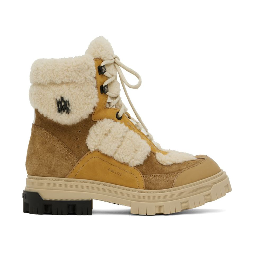 amiri 黄褐色 workman 踝靴男