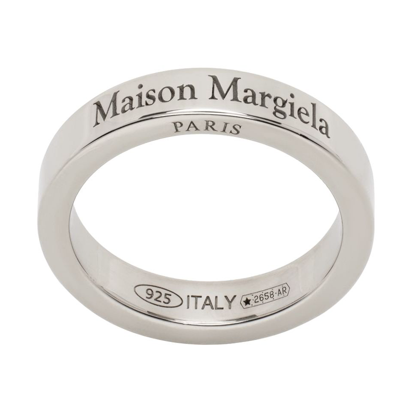 maison margiela 马丁·马吉拉 银色雕花戒指女 男
