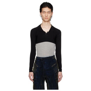 黑色 Polo Vaquera Bolero 宽松休闲体恤透气 衫 男新款