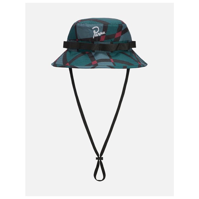 by parra waves safari 方形图案帽子男