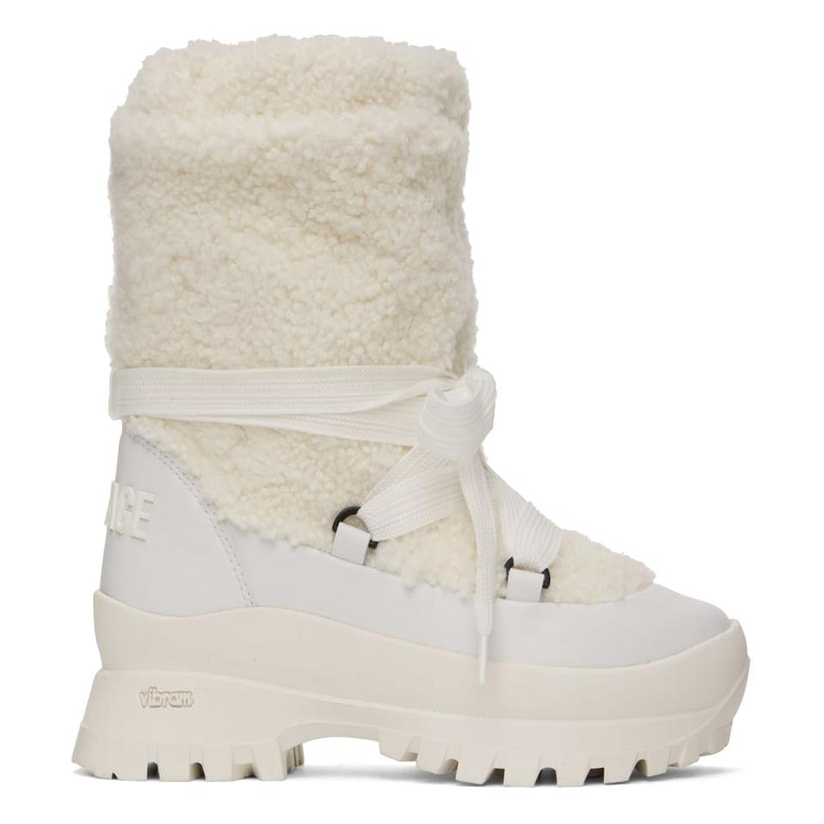 mackage 白色 conquer 踝靴女