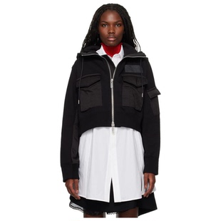 Spiewak 聯名連帽衛衣女 黑色 Sacai