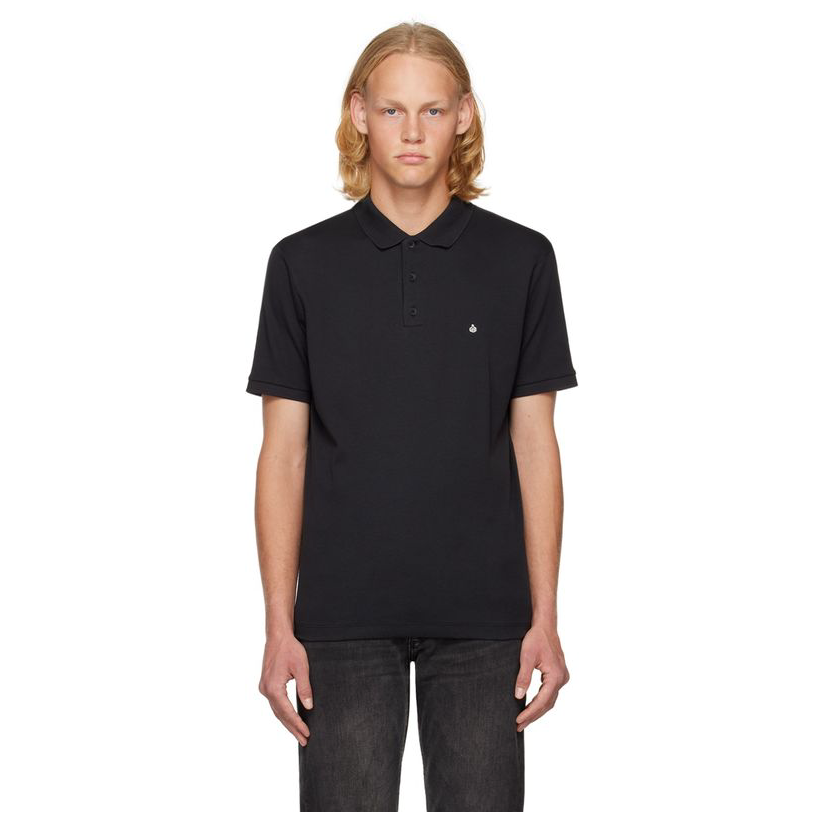 rag  bone 瑞格布恩 黑色 interlock polo 衫男