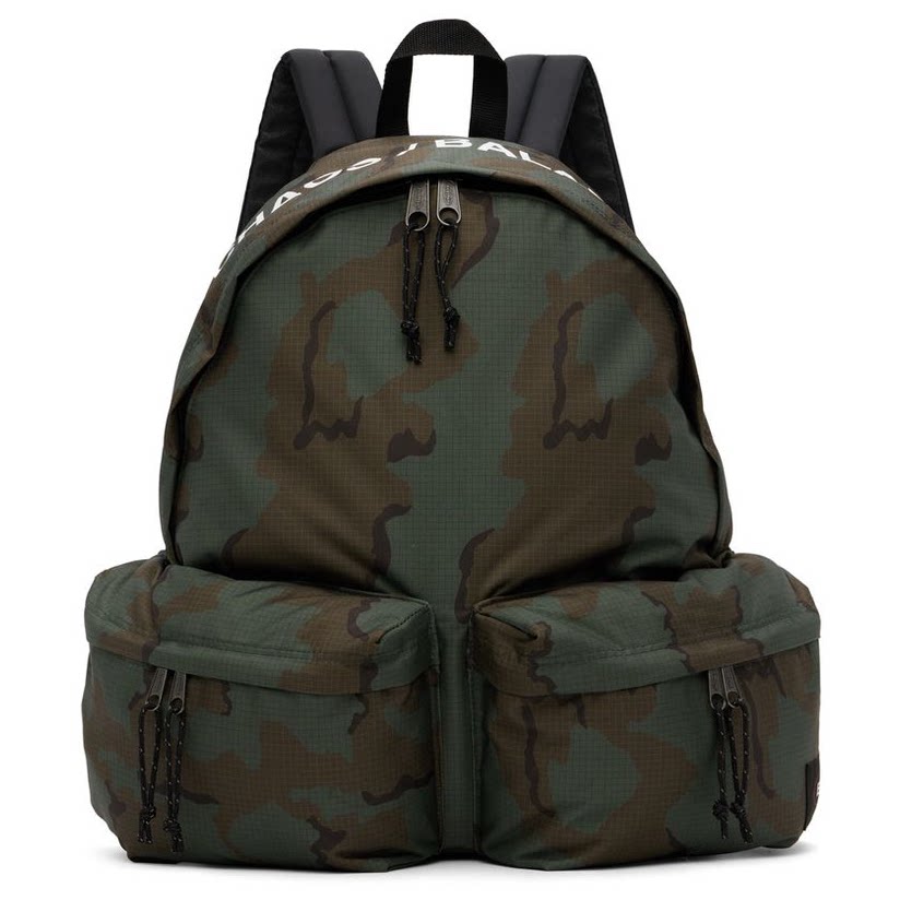 undercover 高桥盾 绿色 e联名 padded doublr 双肩包男