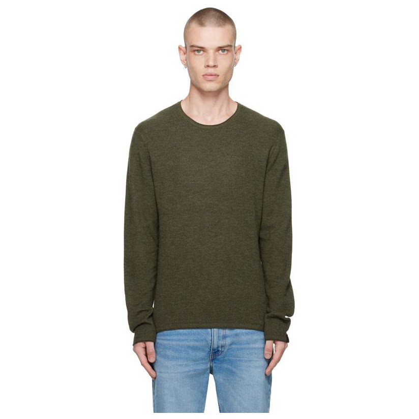 rag  bone 瑞格布恩 绿色 collin 毛衣男