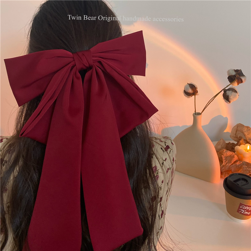 横夹丝绸原创设计飘带蝴蝶结