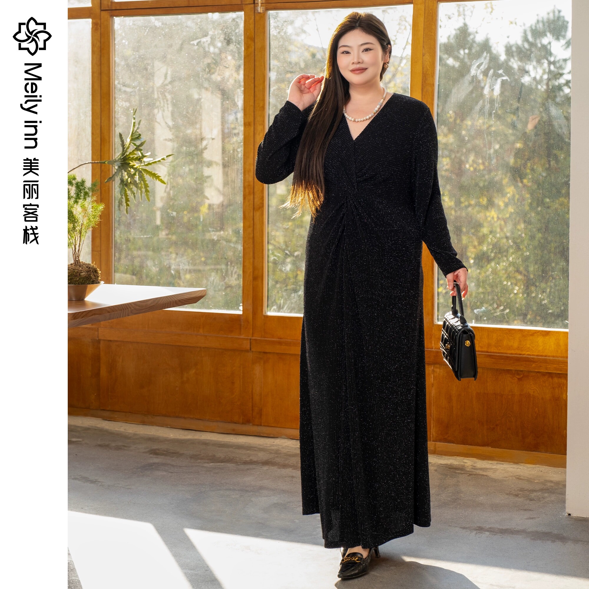 美丽客栈秋冬新款连衣裙