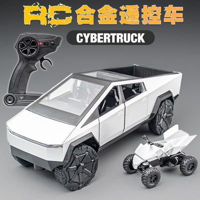 特斯拉赛博皮卡合金遥控汽车玩具男孩礼物仿真模型电动漂移玩具车