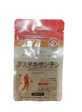 临期特价日本纤度 虾青素 红球藻萃取 延缓皮肤老化15日25/12