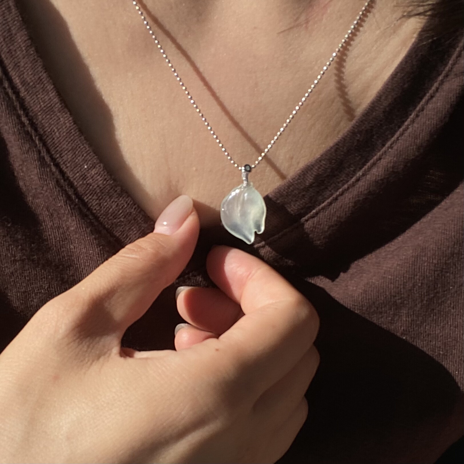 ［一见倾心］杜工新品18k天然高冰翡翠A货精致时尚珠宝吊坠项链女